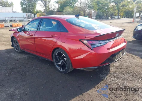 2021 Hyundai Elantra N Line from USA, damaged, VIN KMHLR4AF9MU170249